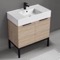 Free Standing Bathroom Vanity, Modern, 32